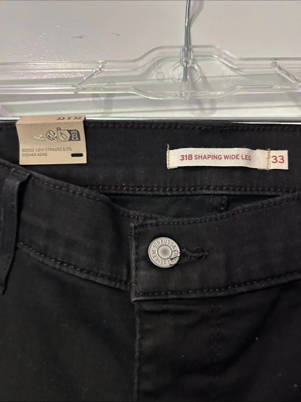 Levi's Black Wide-Leg Women's Jeans - Picture 5 of 6